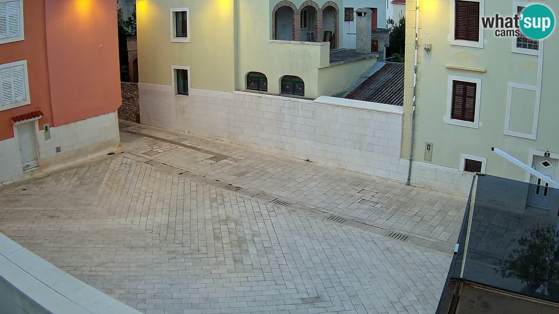 Novalja – piazza Alojzija Stepinca e via Dalmacia