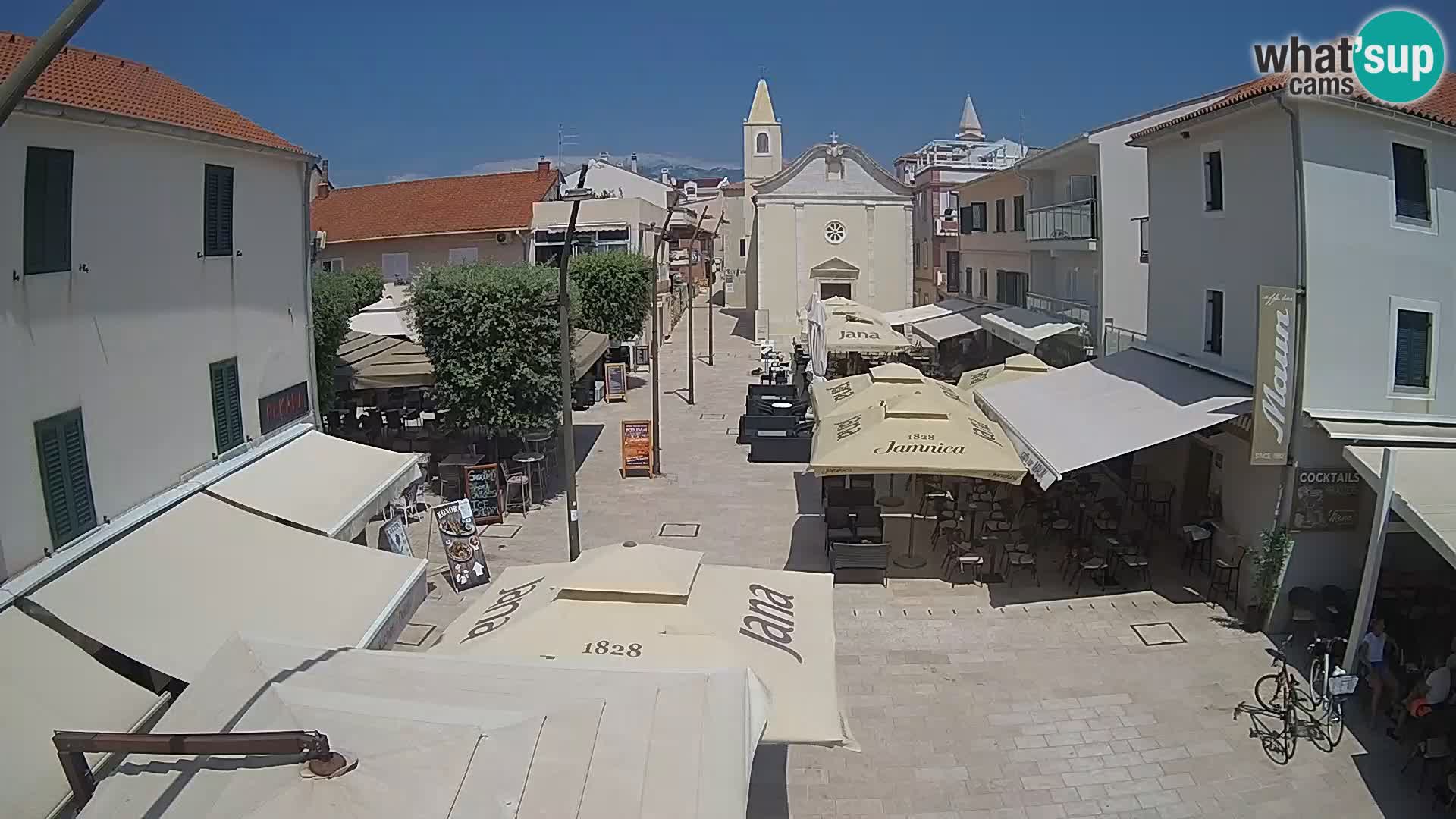 Novalja – plaza Alojzija Stepinca