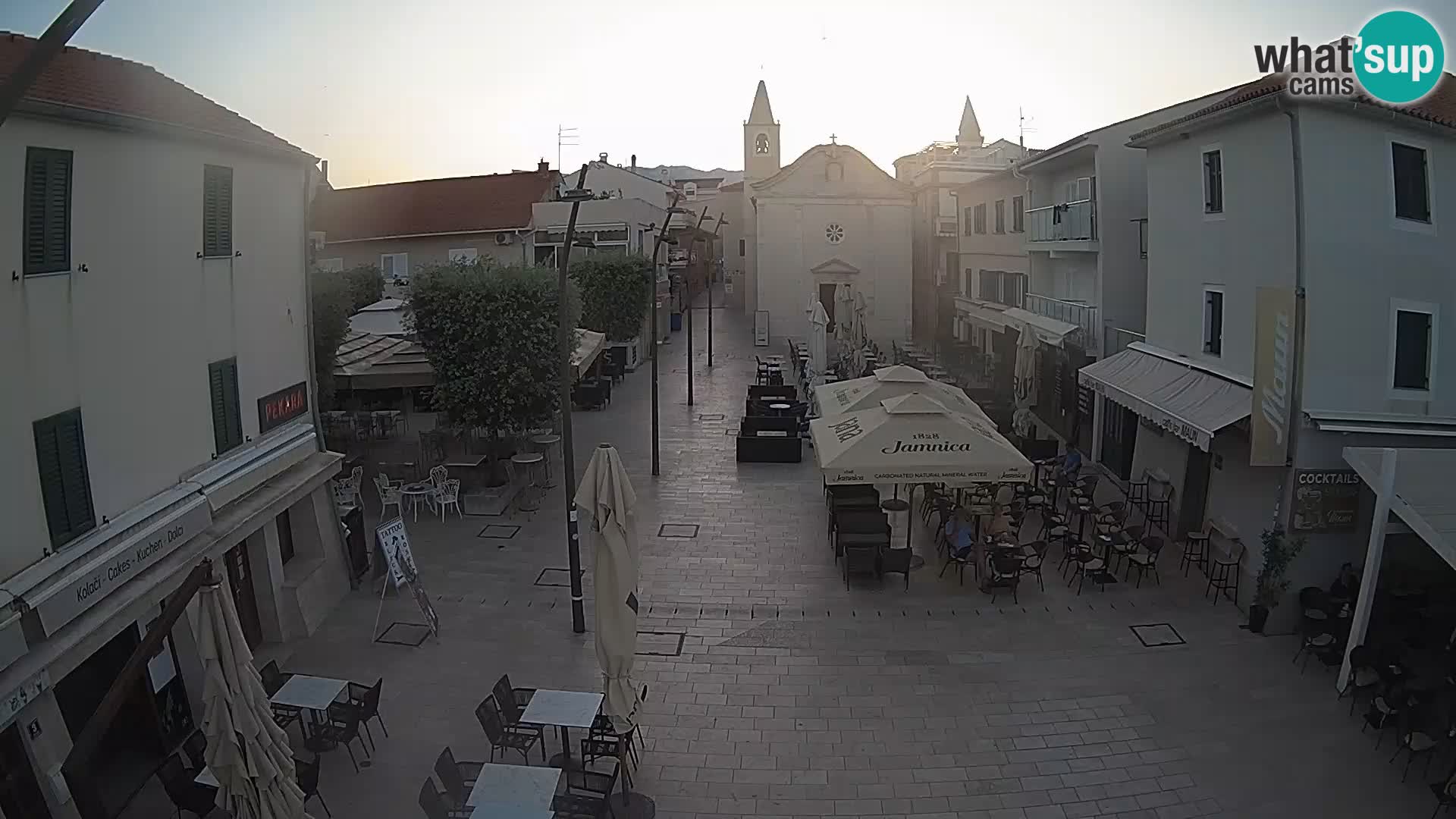 Novalja – plaza Alojzija Stepinca