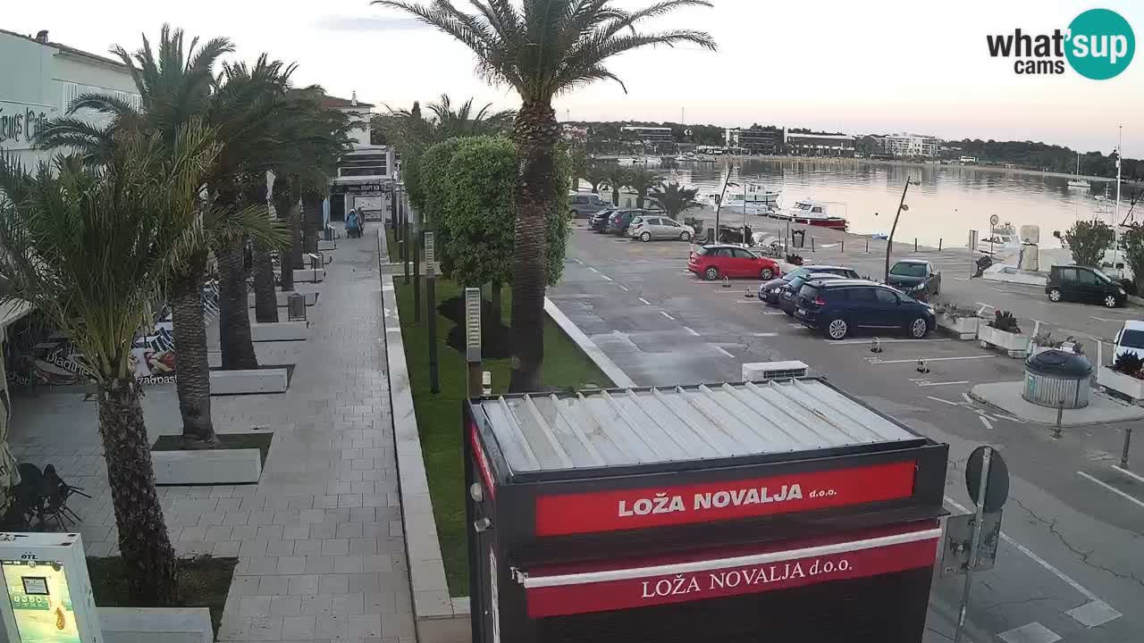 Web kamera Novalja – Obala Petra Krešimira IV