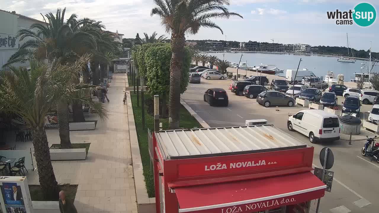Web kamera Novalja – Obala Petra Krešimira IV