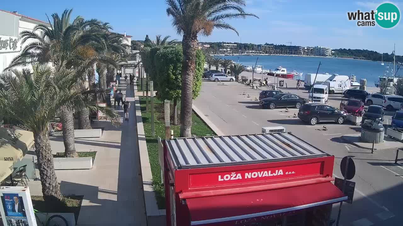 Live cam Novalja – Obala Petra Krešimira IV