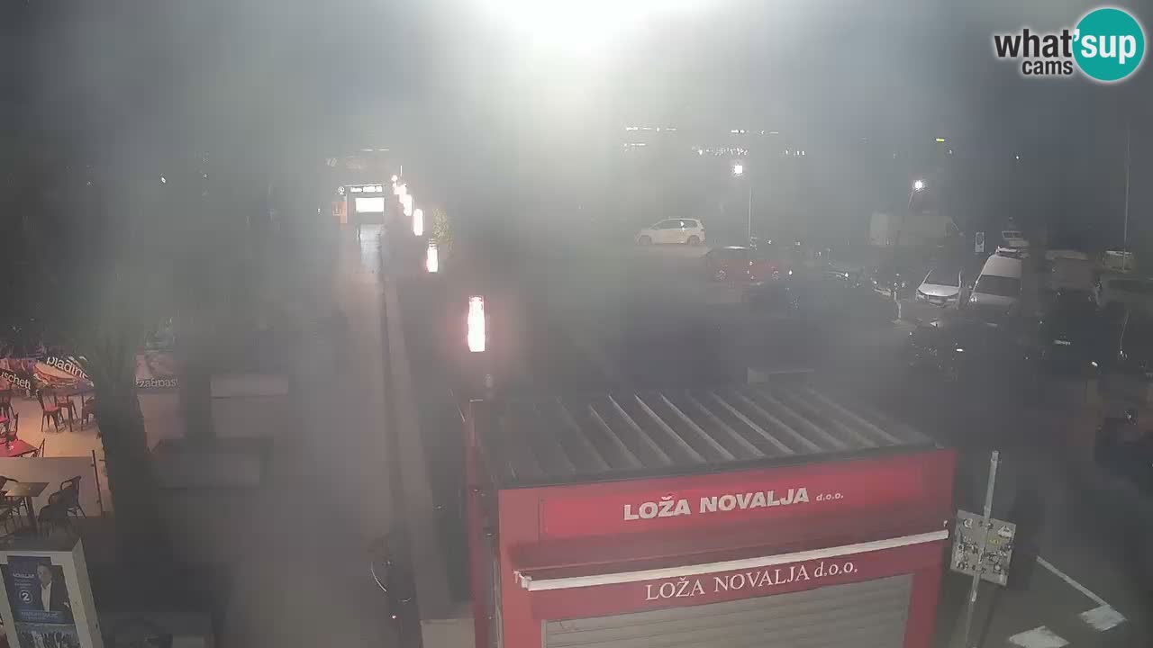 Live cam Novalja – Obala Petra Krešimira IV