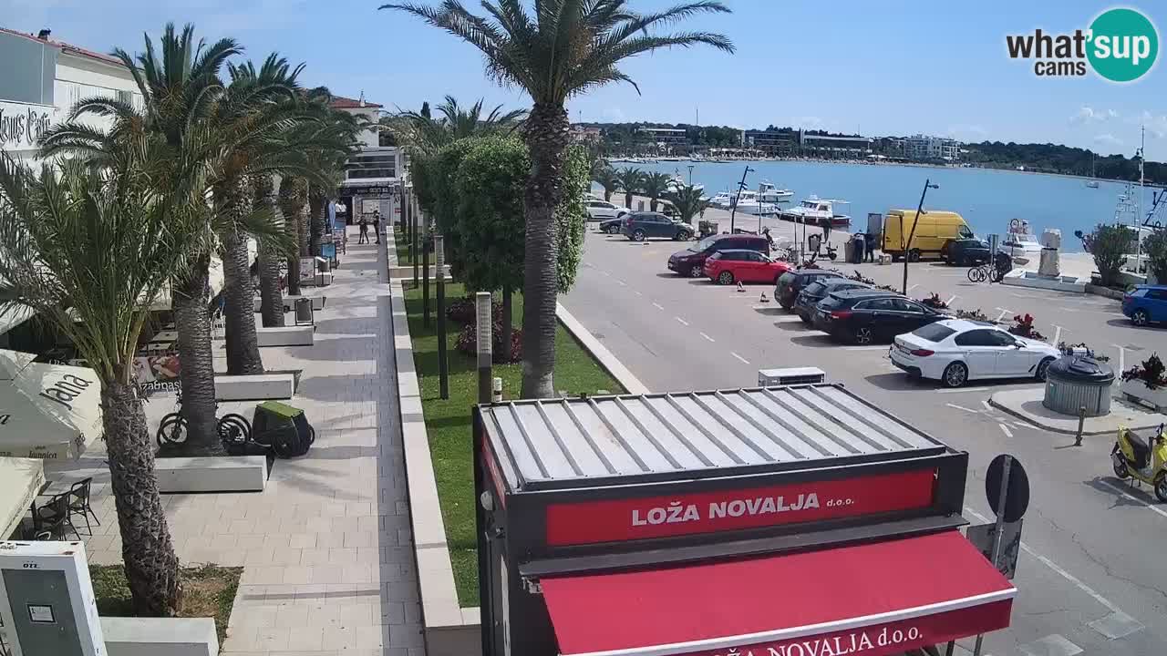 Web kamera Novalja – Obala Petra Krešimira IV