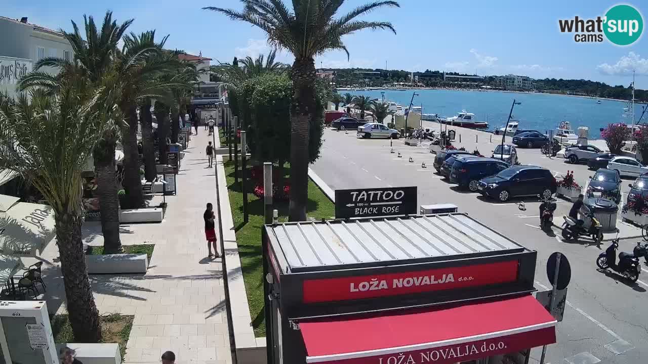 Webcam live Novalja – Obala Petra Krešimira IV