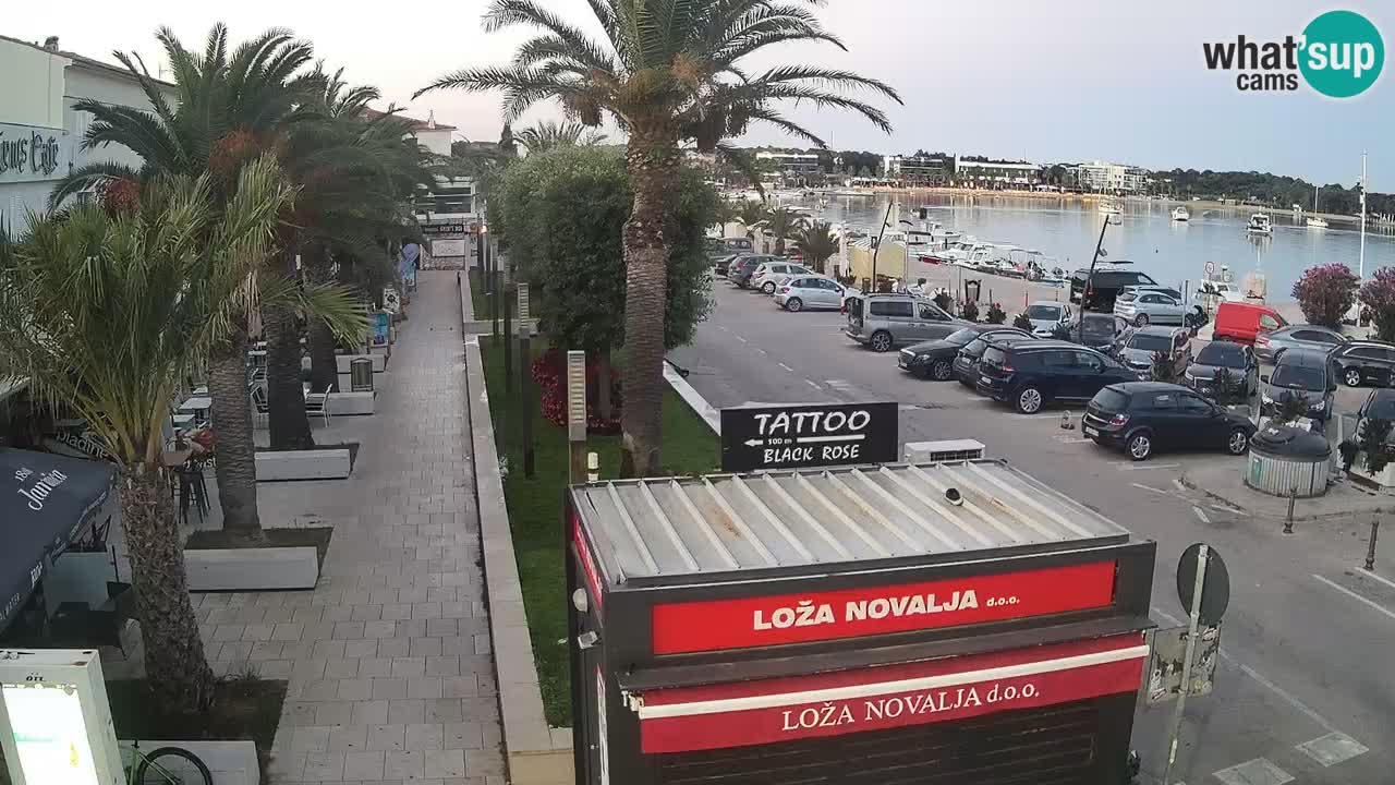 Webcam live Novalja – Obala Petra Krešimira IV