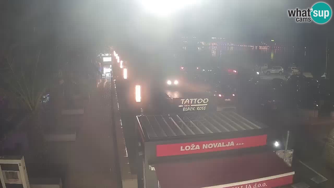 Live cam Novalja – Obala Petra Krešimira IV