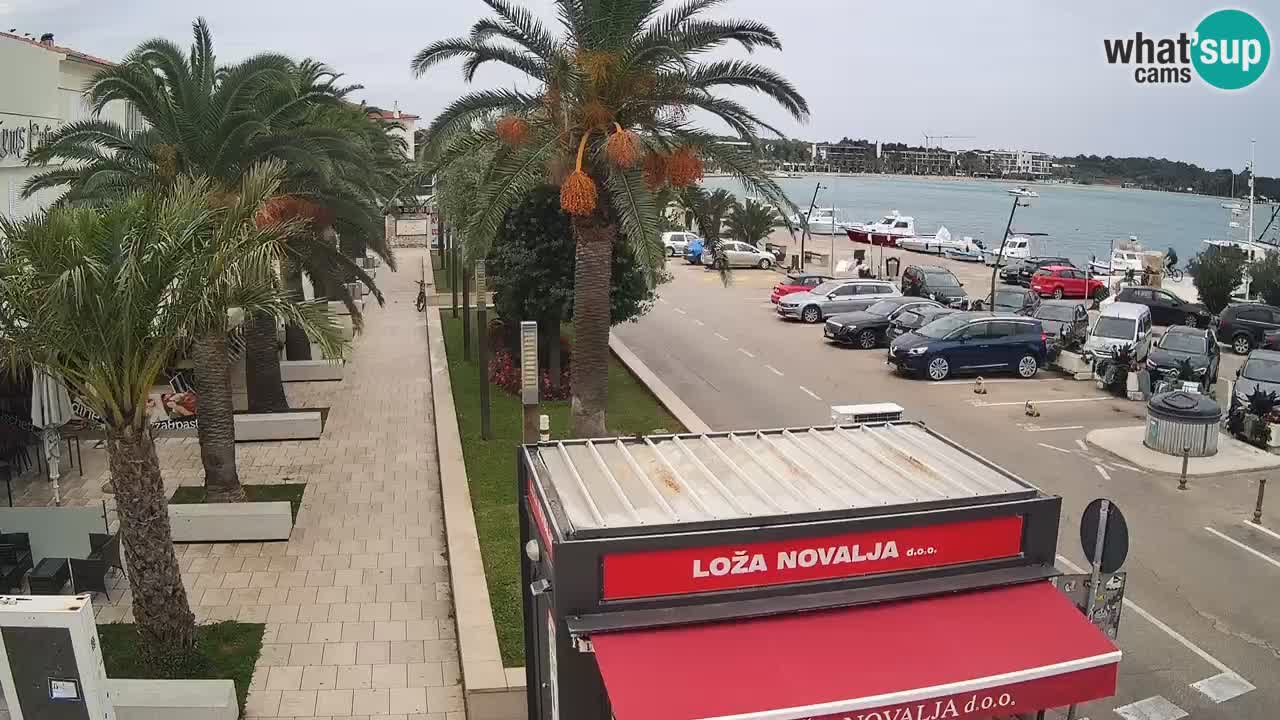 Webcam live Novalja – Obala Petra Krešimira IV