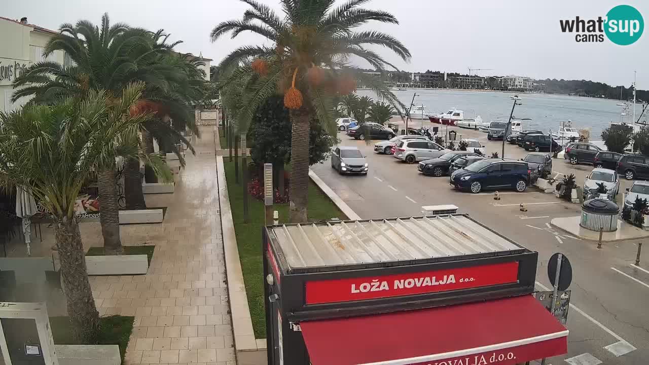 Webcam live Novalja – Obala Petra Krešimira IV