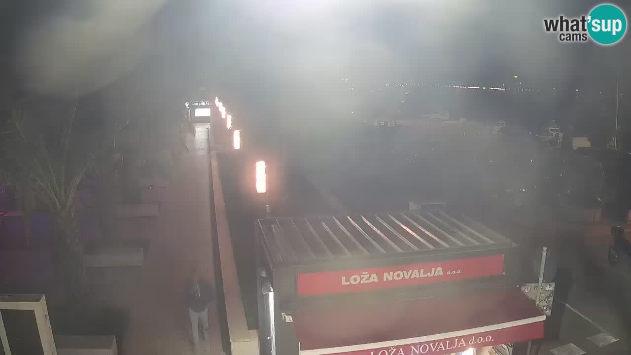 Live cam Novalja – Obala Petra Krešimira IV