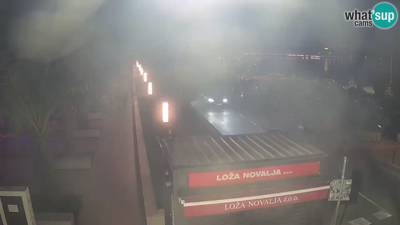 Live cam Novalja – Obala Petra Krešimira IV