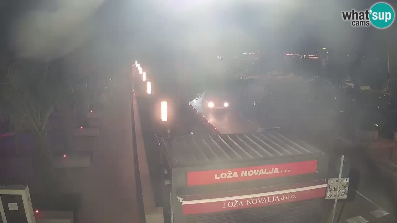 Live cam Novalja – Obala Petra Krešimira IV