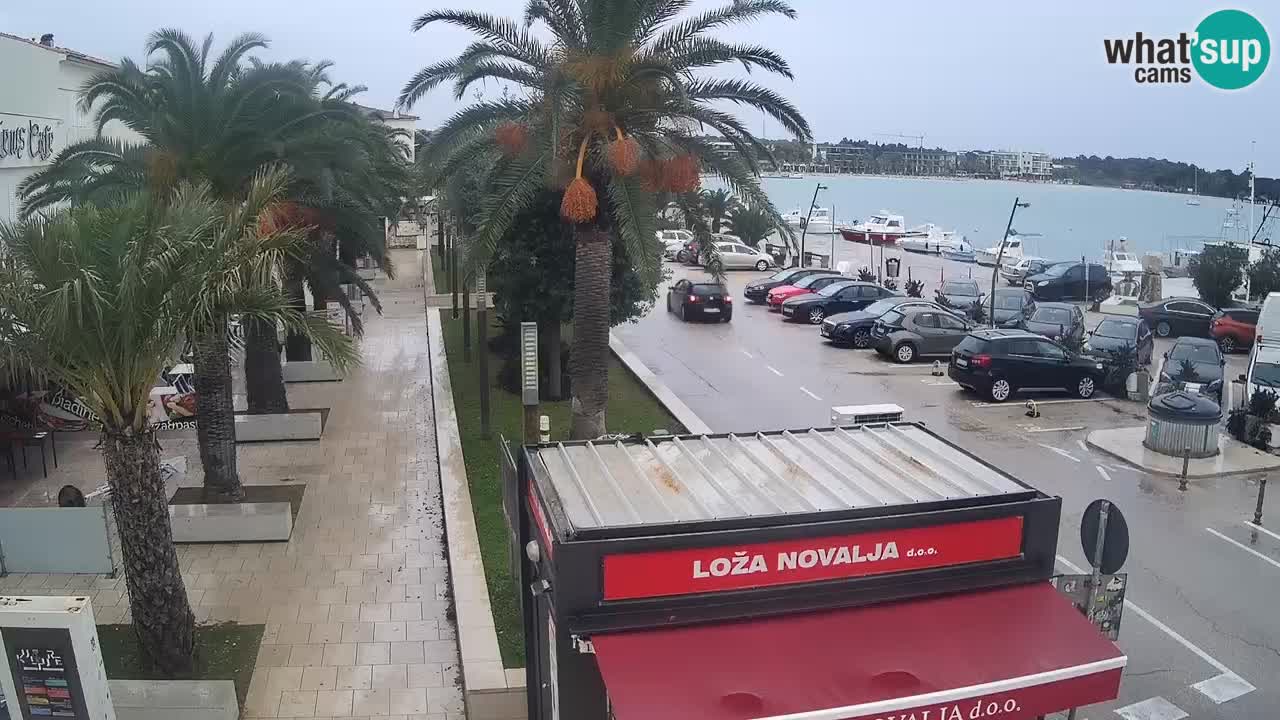 Webcam live Novalja – Obala Petra Krešimira IV