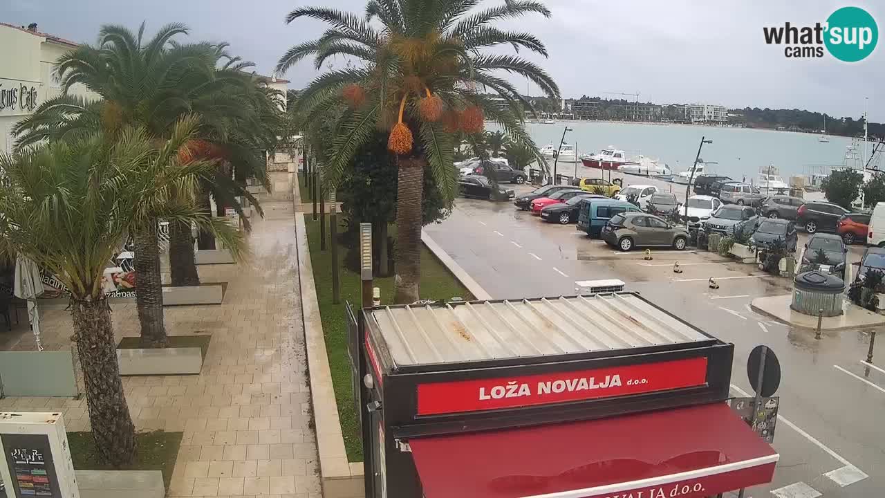 Webcam live Novalja – Obala Petra Krešimira IV