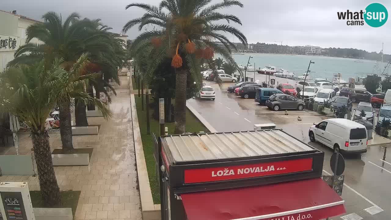 Webcam live Novalja – Obala Petra Krešimira IV