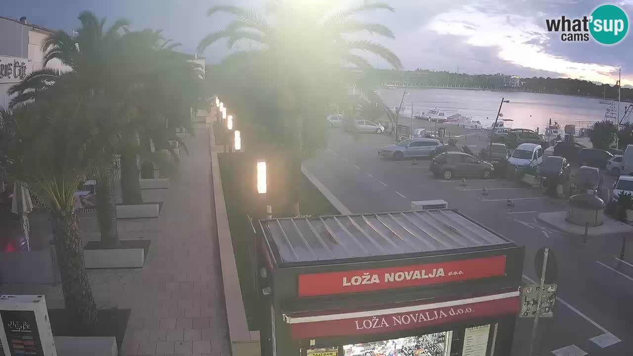 Webcam live Novalja – Obala Petra Krešimira IV