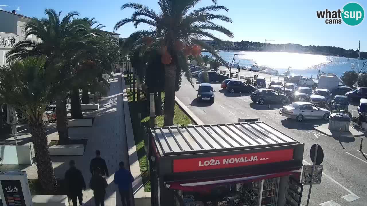 Webcam live Novalja – Obala Petra Krešimira IV