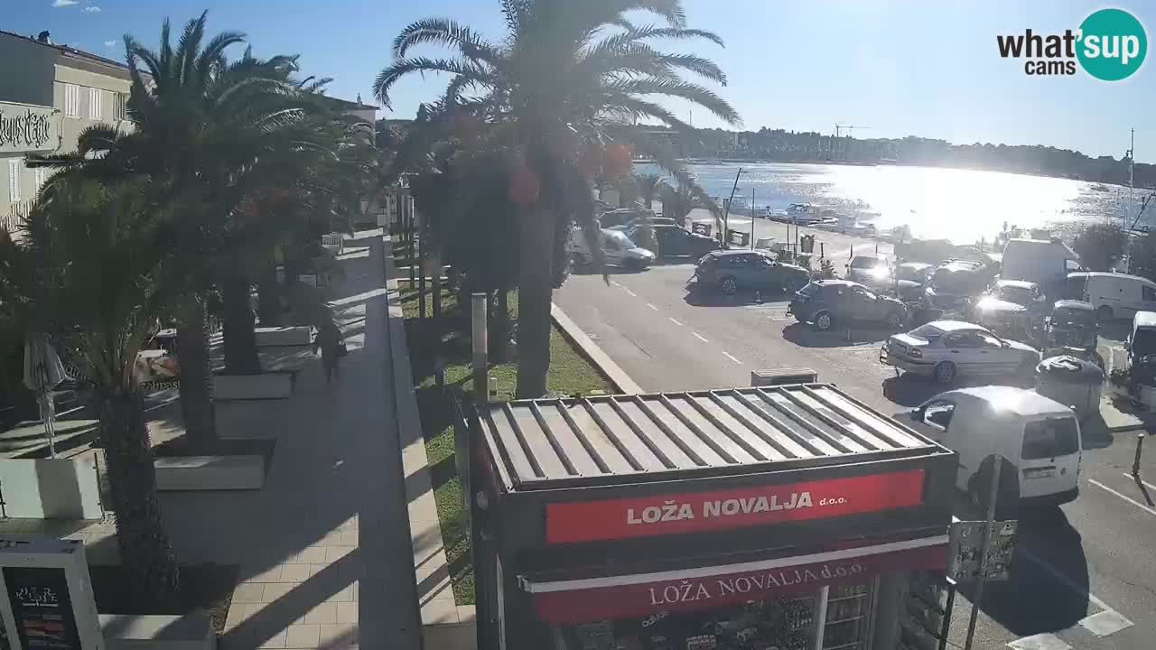 Webcam Novalja – Obala Petra Krešimira IV