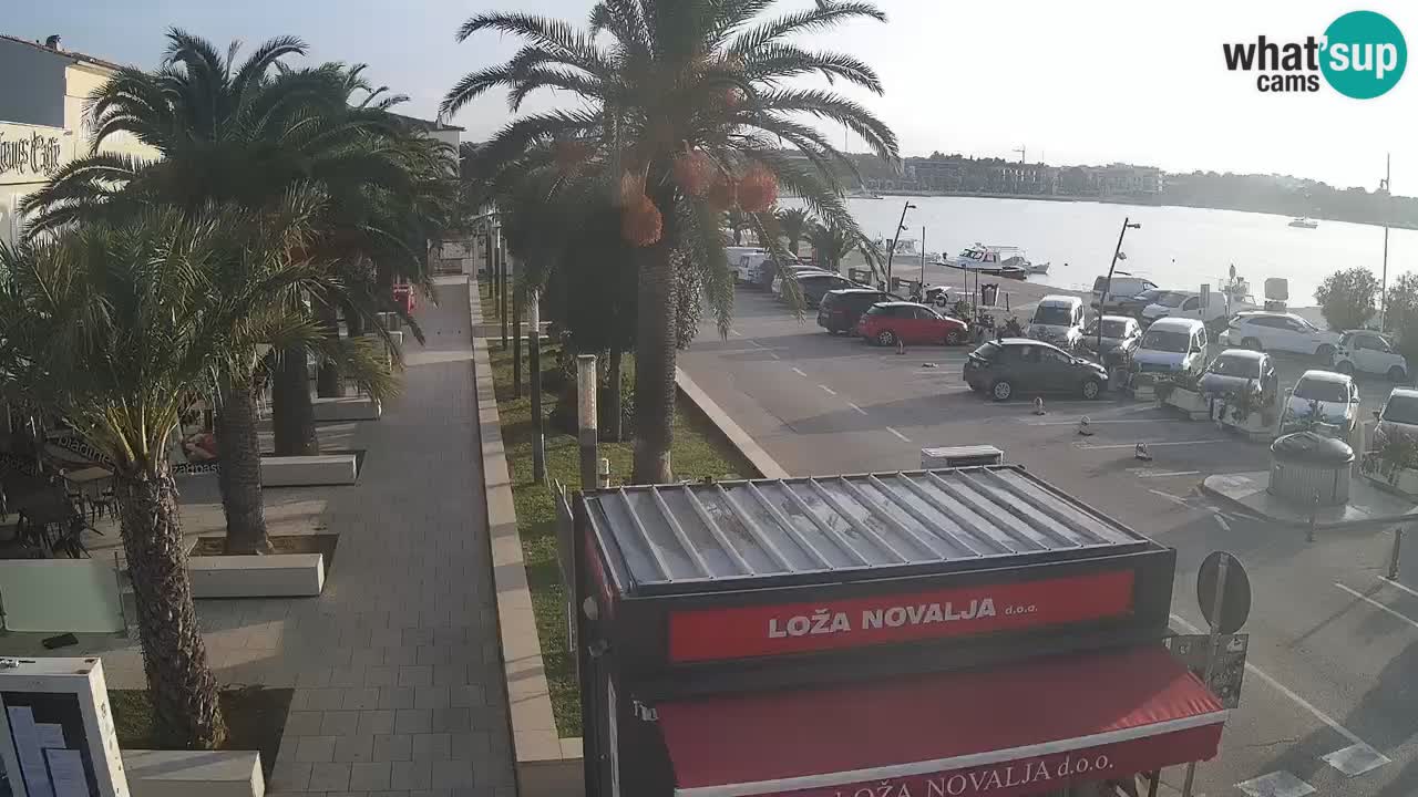 Webcam live Novalja – Obala Petra Krešimira IV