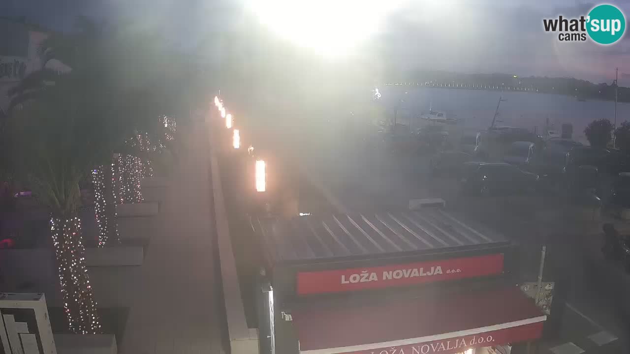 Webcam Novalja – Obala Petra Krešimira IV