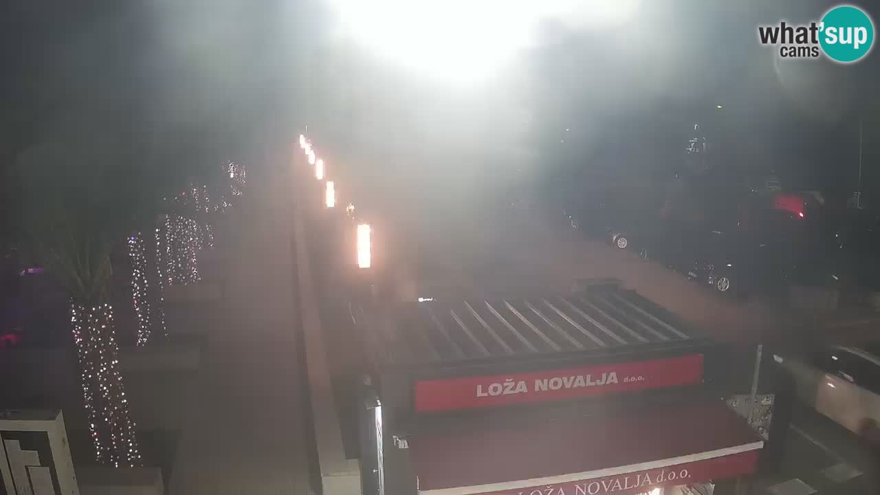 Webcam Novalja – Obala Petra Krešimira IV