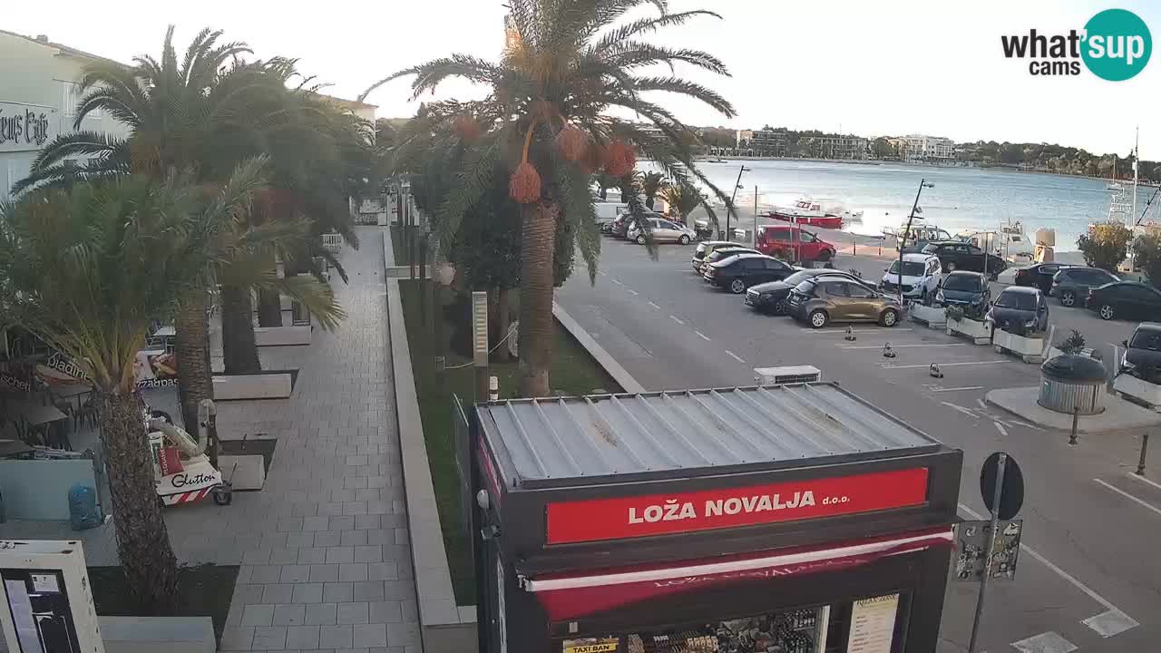 Webcam live Novalja – Obala Petra Krešimira IV