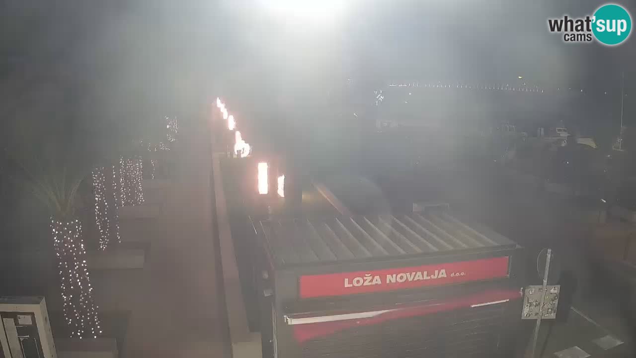 Live cam Novalja – Obala Petra Krešimira IV