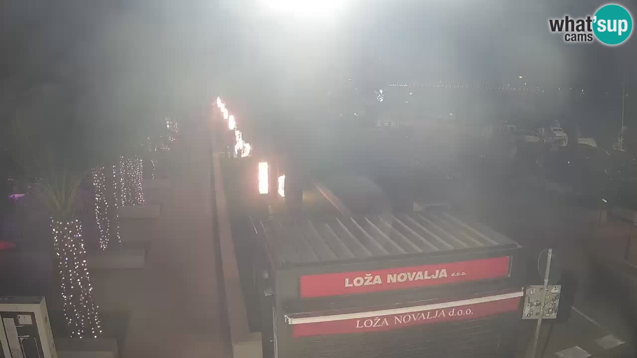 Live cam Novalja – Obala Petra Krešimira IV