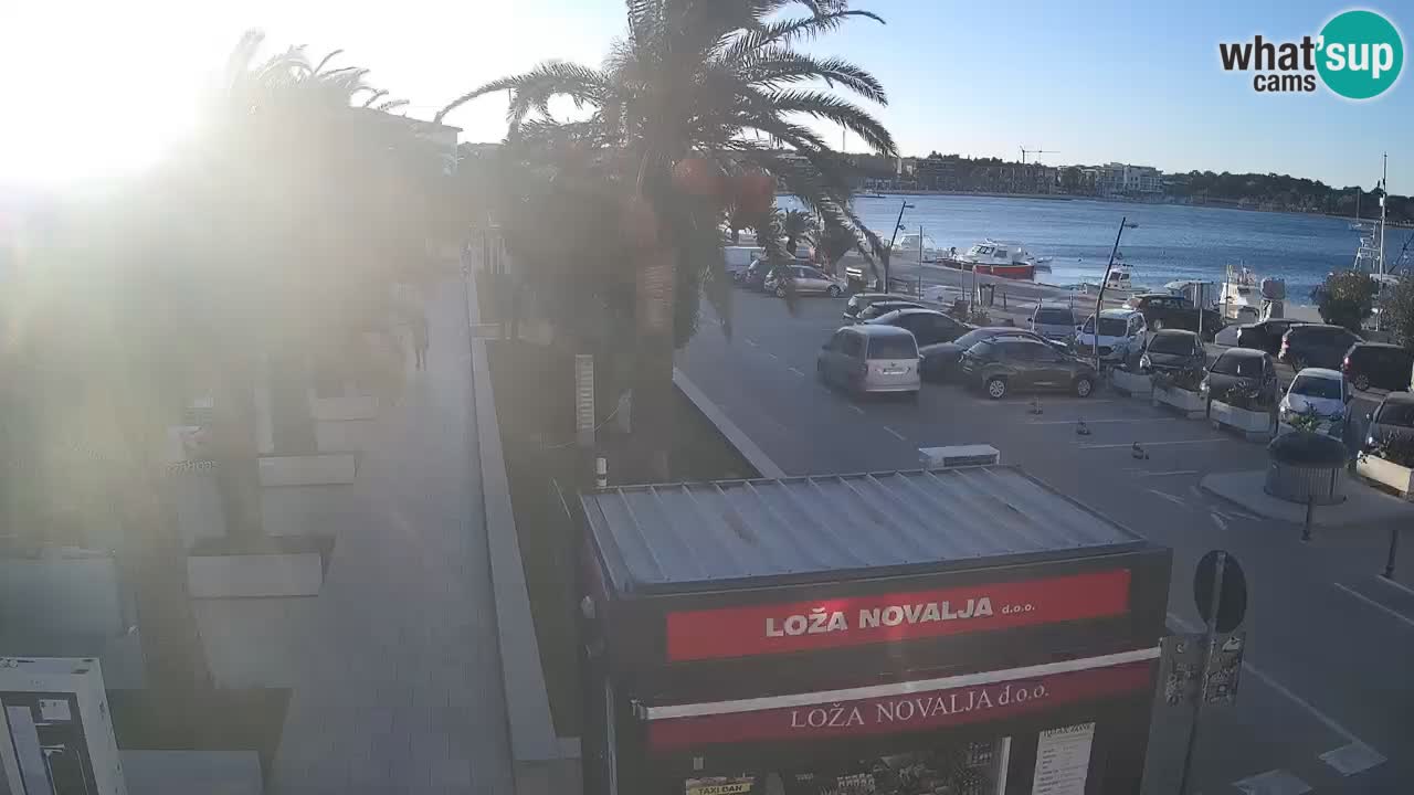 Webcam live Novalja – Obala Petra Krešimira IV