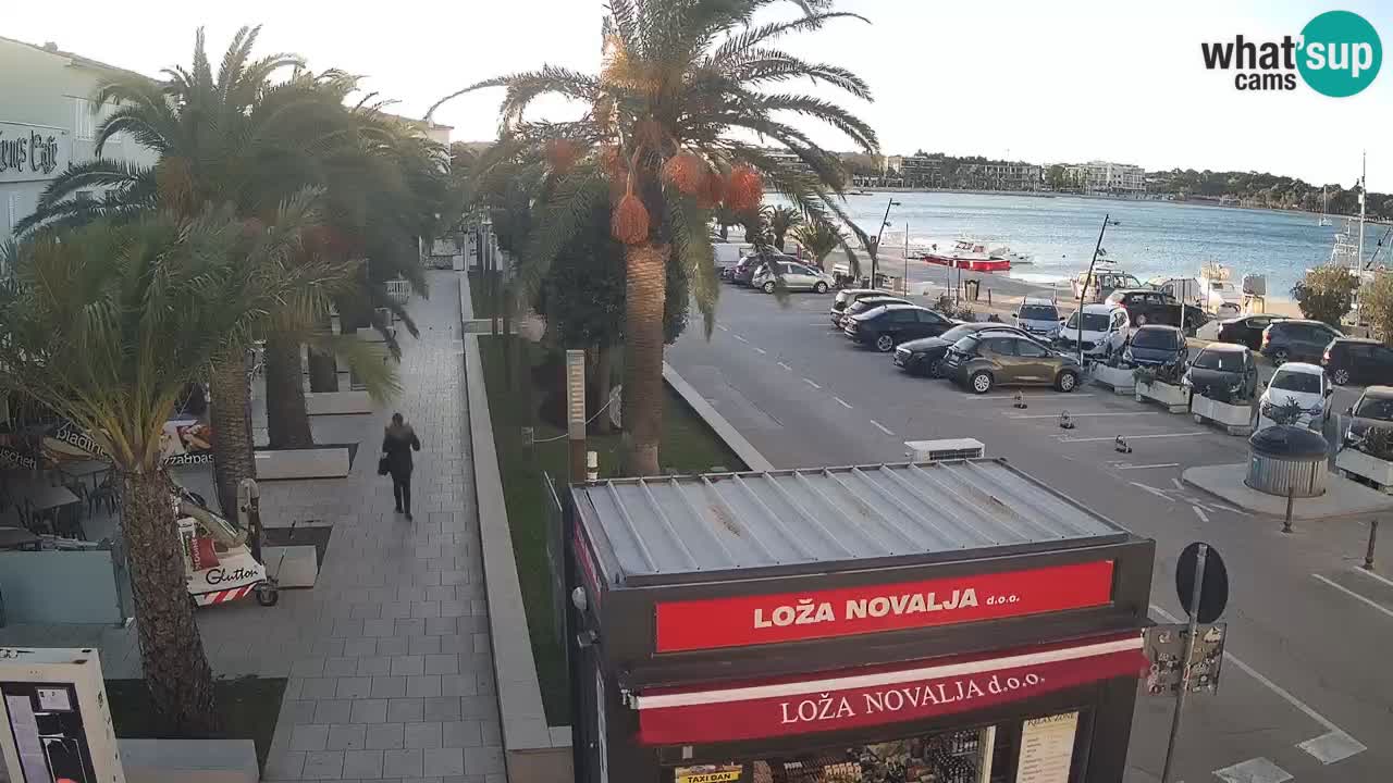 Live cam Novalja – Obala Petra Krešimira IV