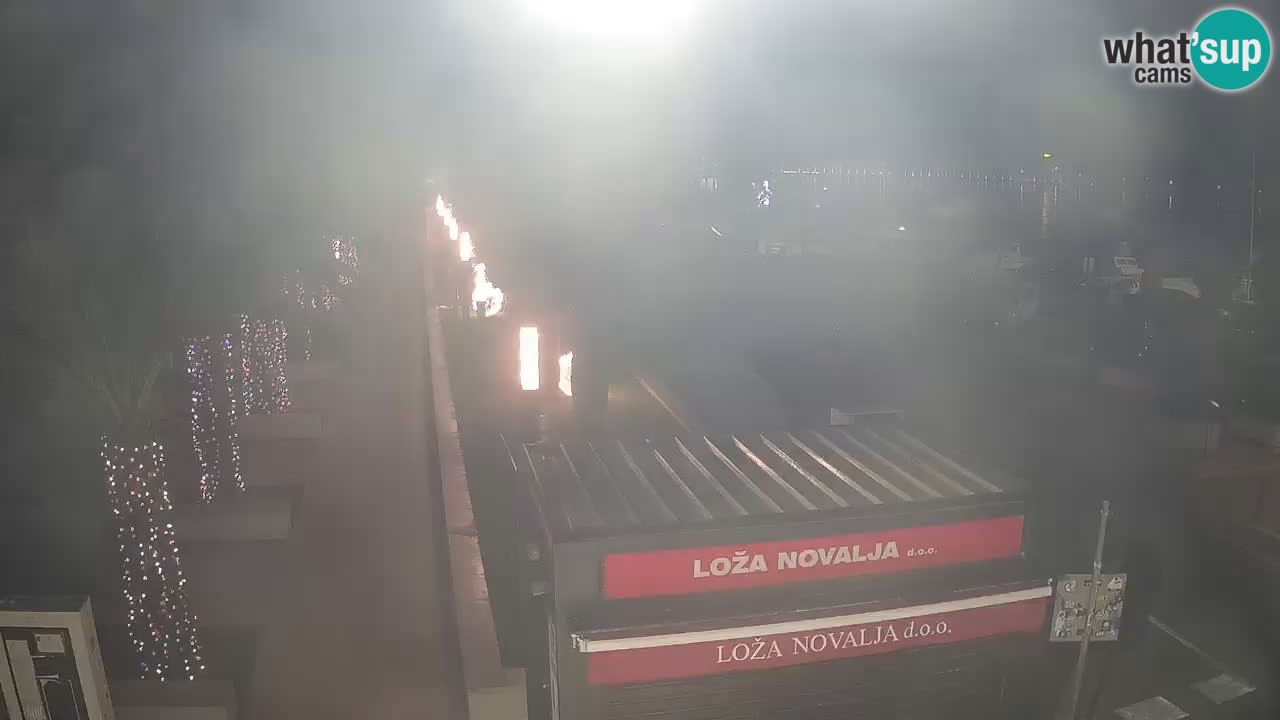 Live cam Novalja – Obala Petra Krešimira IV