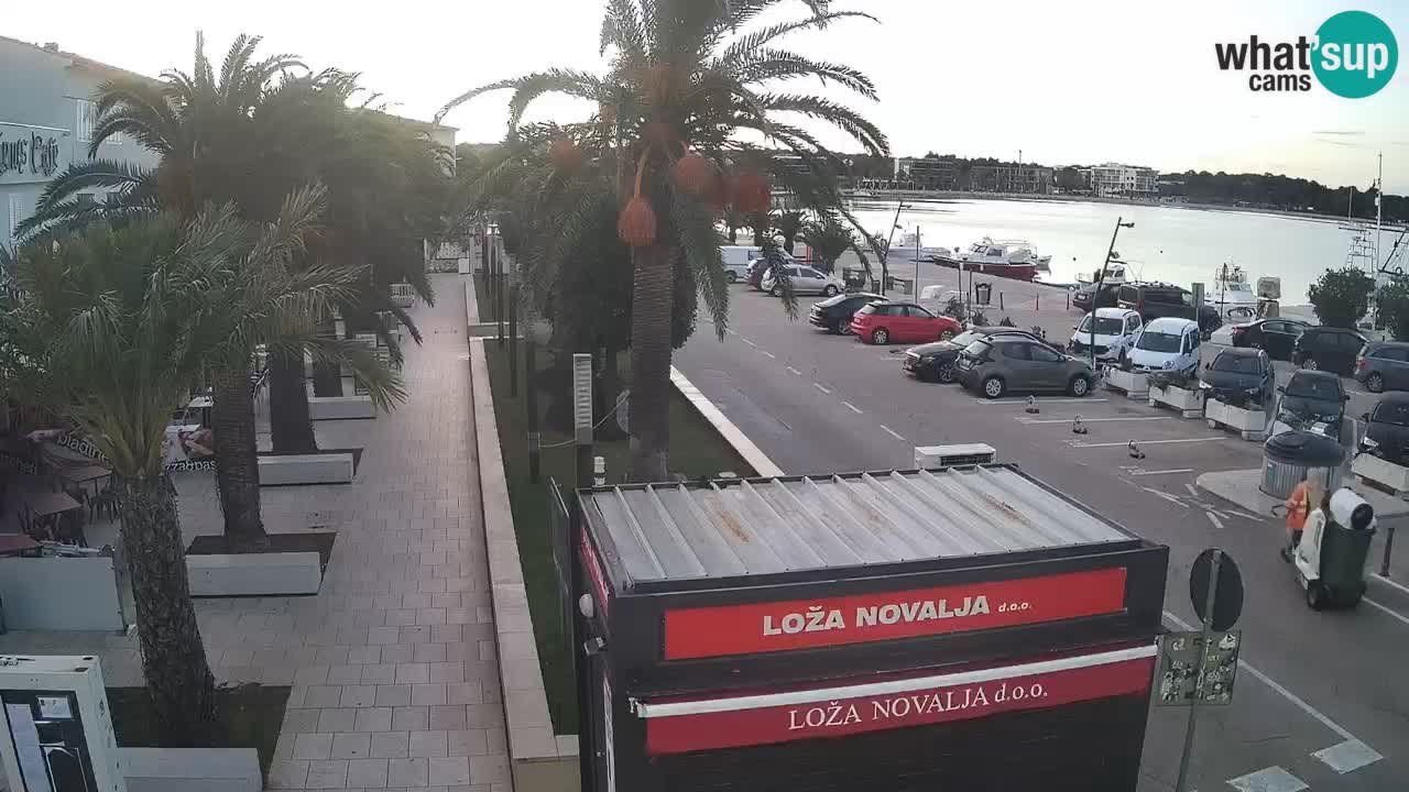 Live cam Novalja – Obala Petra Krešimira IV