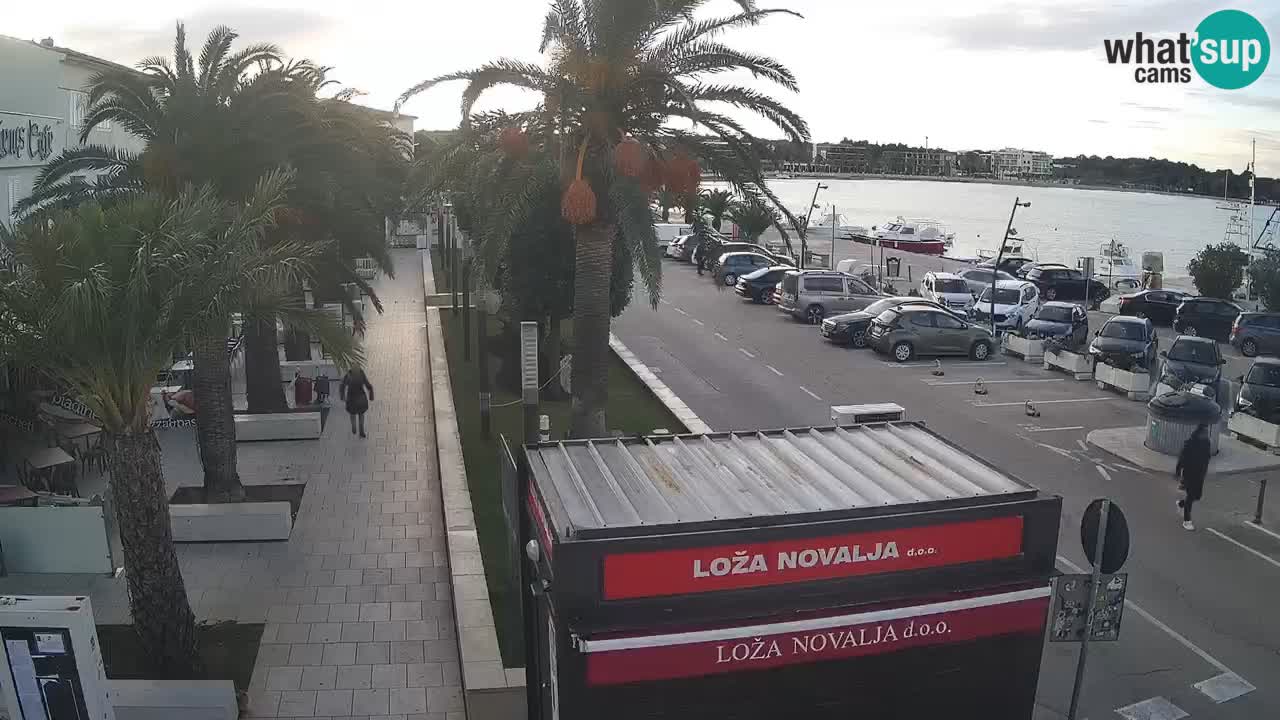 Webcam Novalja – Obala Petra Krešimira IV