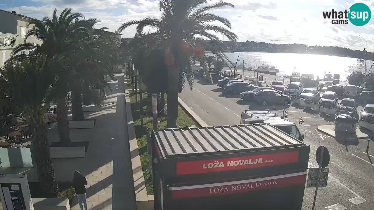 Webcam live Novalja – Obala Petra Krešimira IV