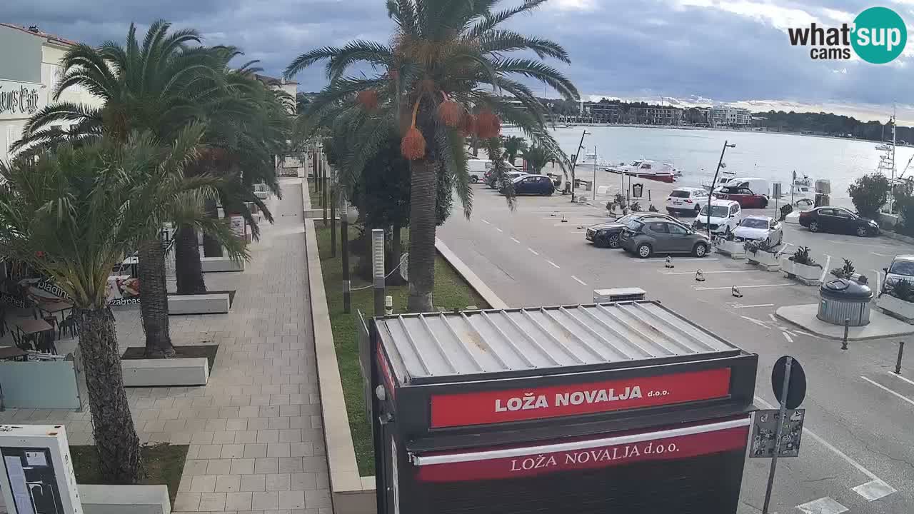 Webcam Novalja – Obala Petra Krešimira IV