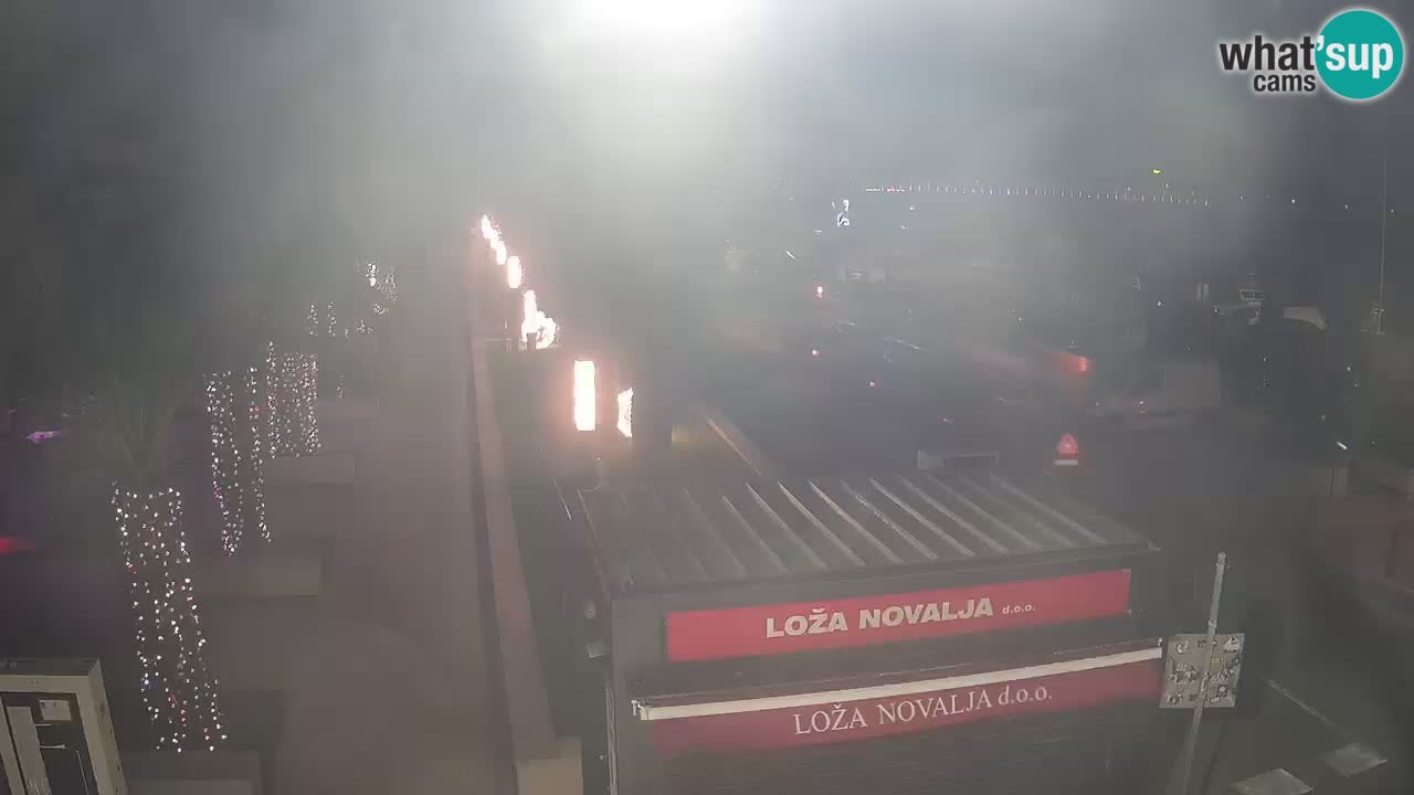 Live cam Novalja – Obala Petra Krešimira IV