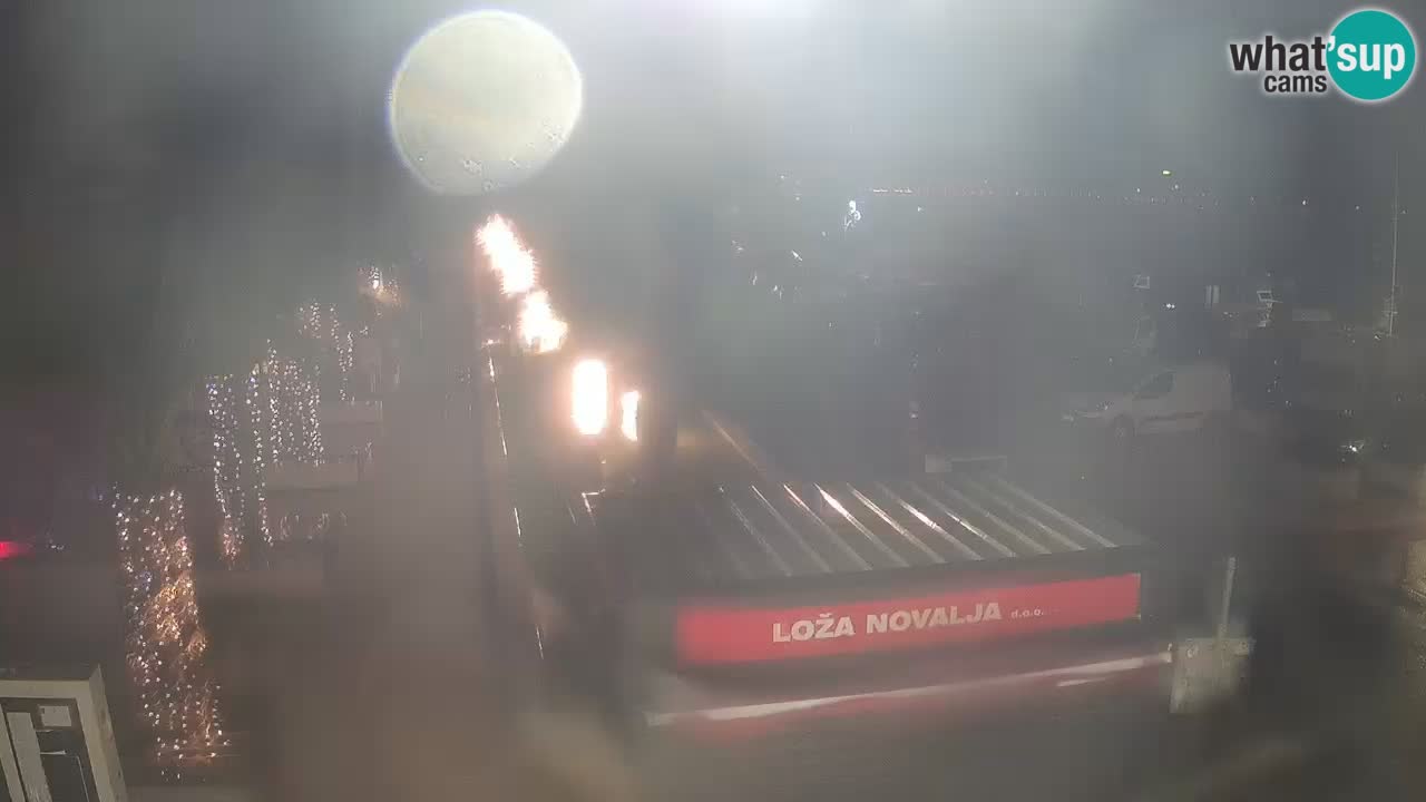 Live cam Novalja – Obala Petra Krešimira IV