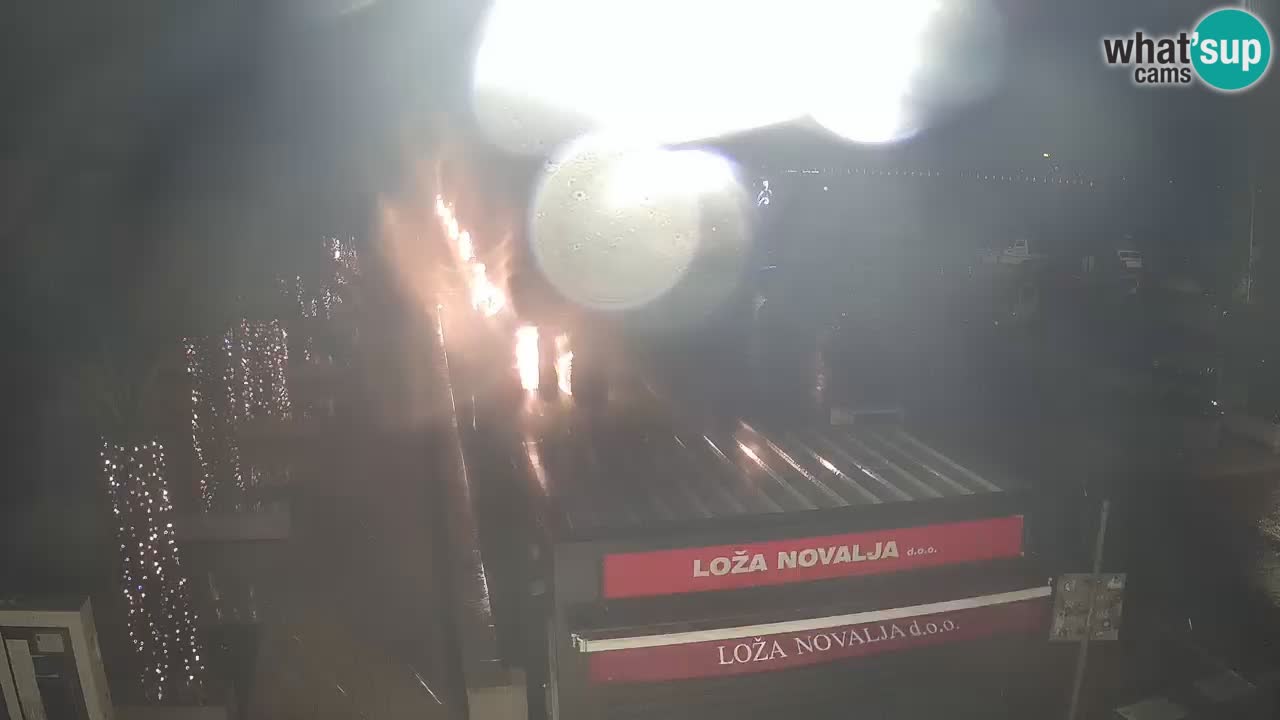 Webcam live Novalja – Obala Petra Krešimira IV