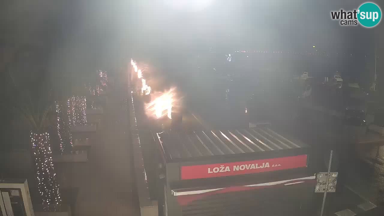 Live cam Novalja – Obala Petra Krešimira IV