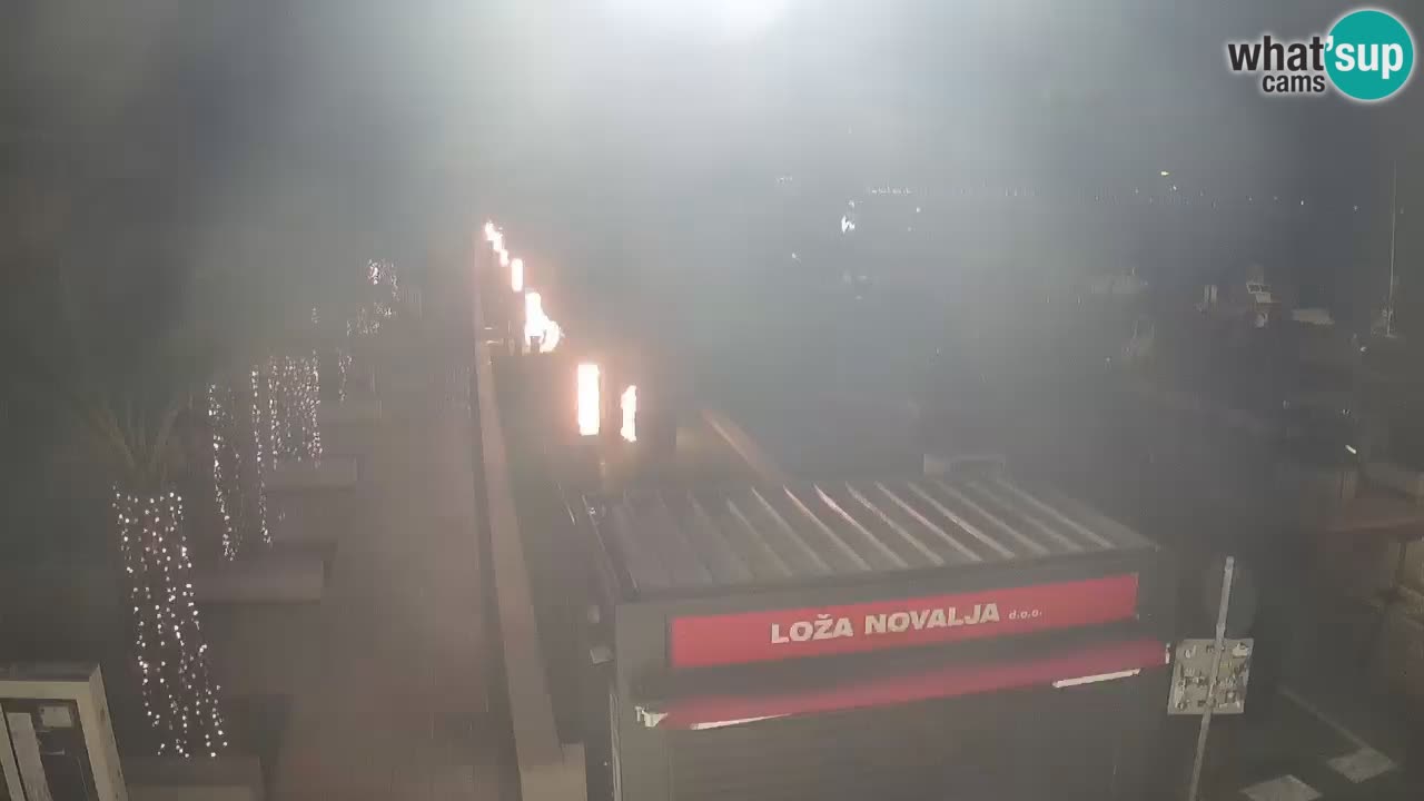 Live cam Novalja – Obala Petra Krešimira IV