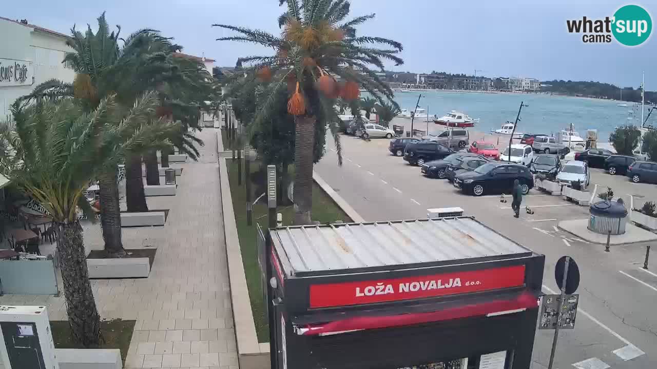 Live cam Novalja – Obala Petra Krešimira IV