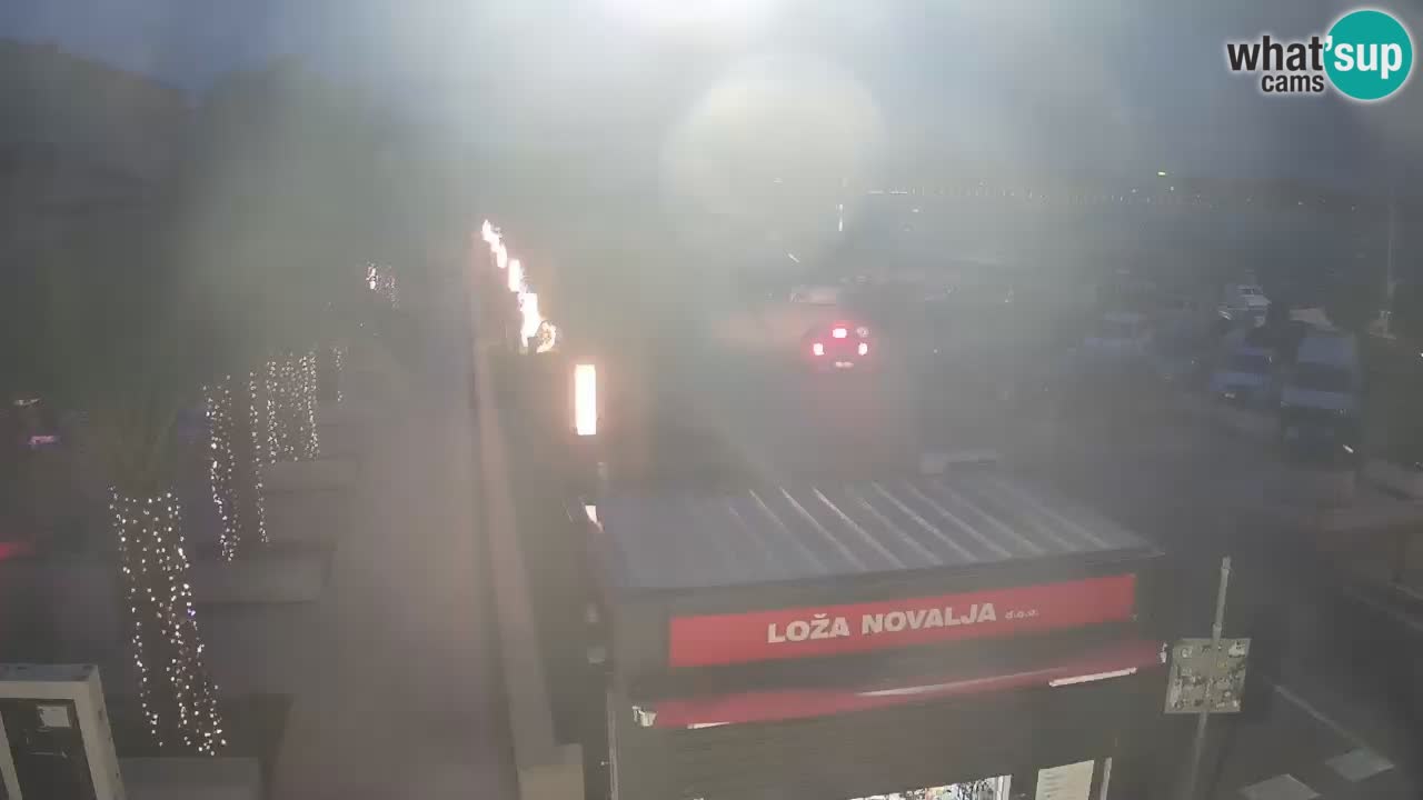 Live cam Novalja – Obala Petra Krešimira IV