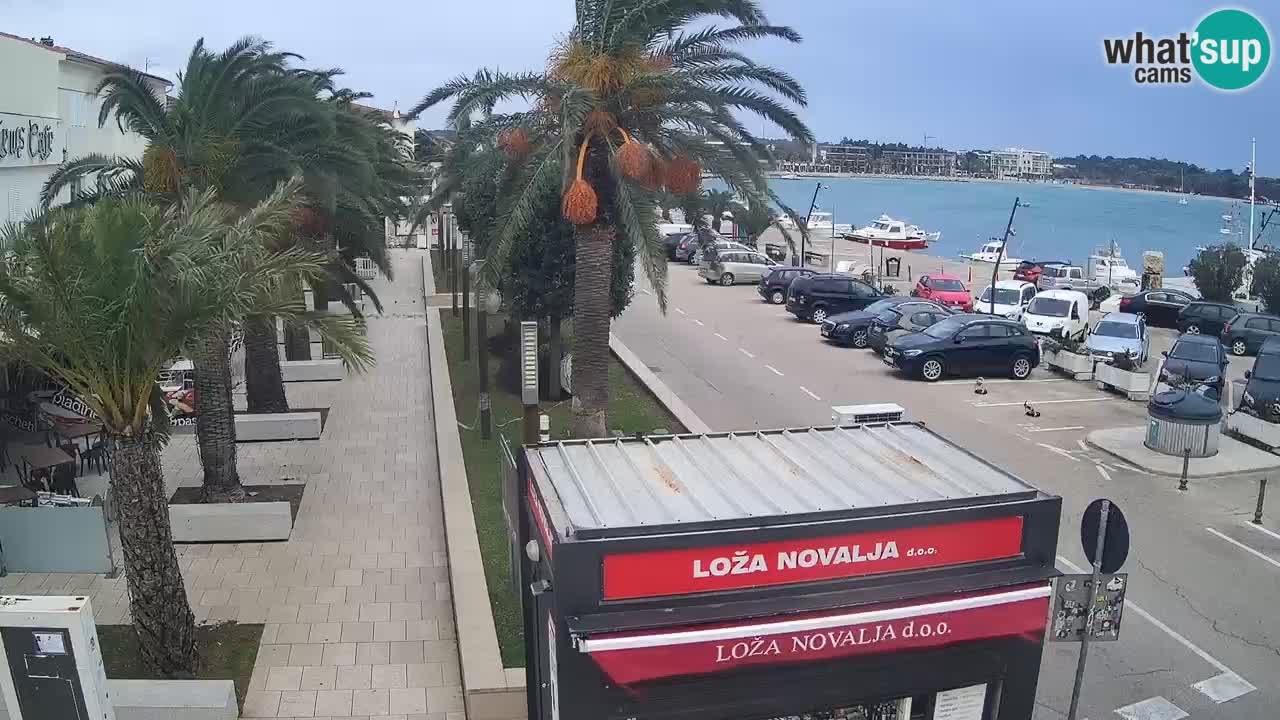 Live cam Novalja – Obala Petra Krešimira IV