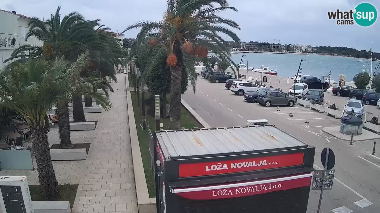 Live cam Novalja – Obala Petra Krešimira IV