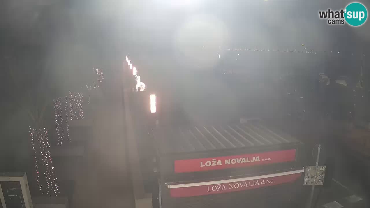 Live cam Novalja – Obala Petra Krešimira IV