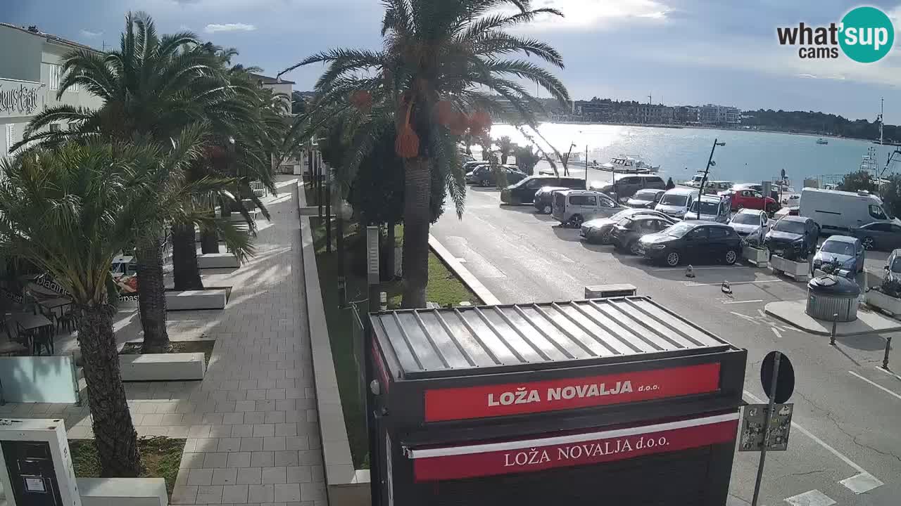 Live cam Novalja – Obala Petra Krešimira IV