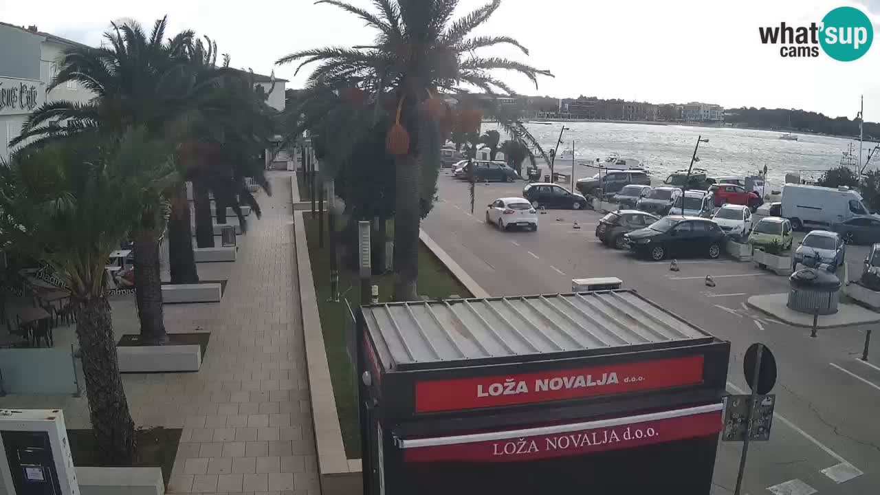 Live cam Novalja – Obala Petra Krešimira IV