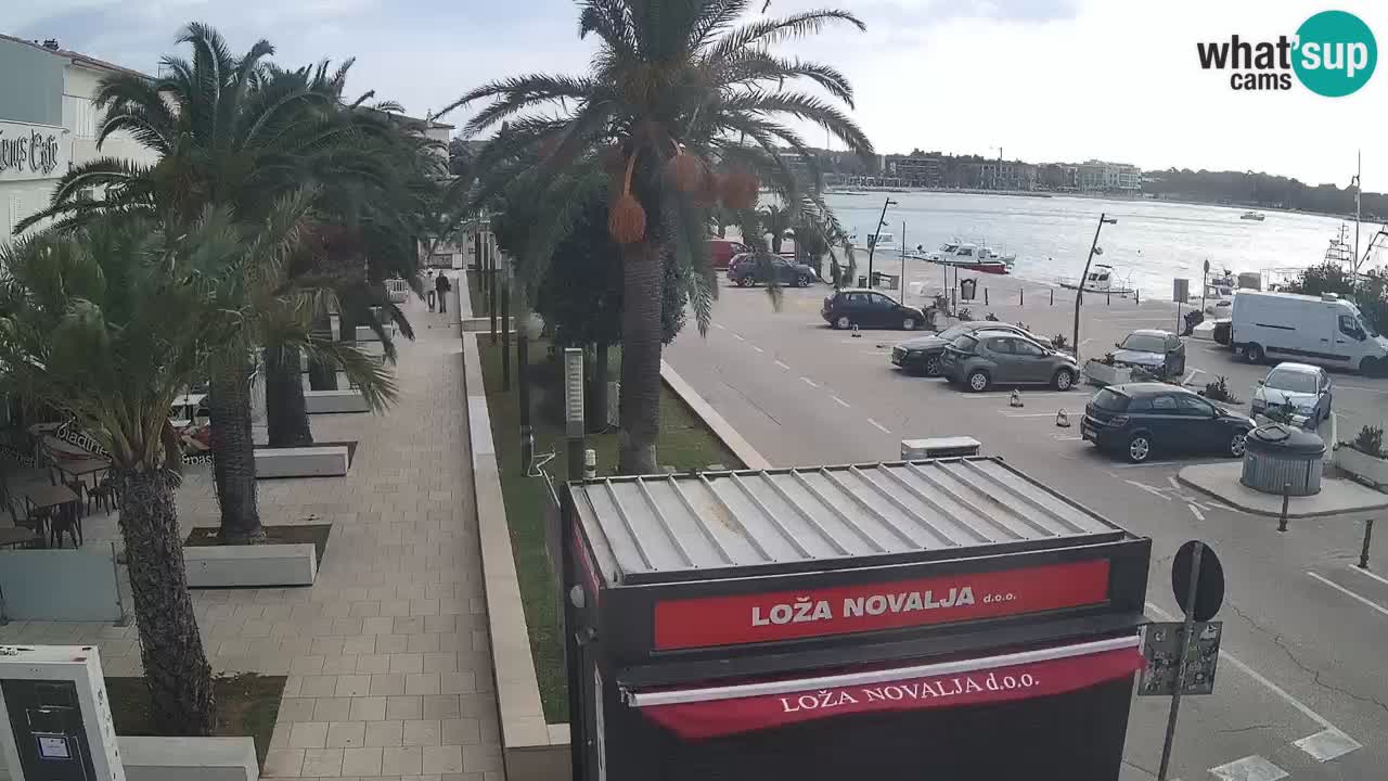 Webcam live Novalja – Obala Petra Krešimira IV