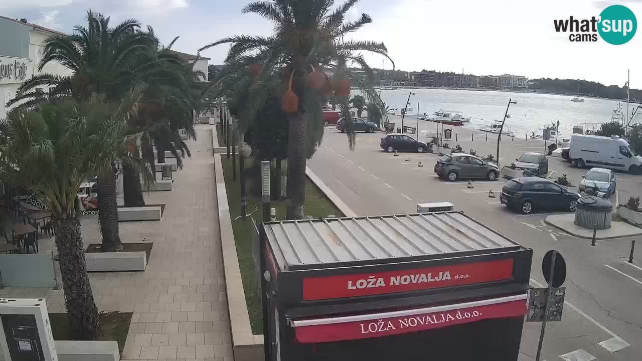 Live cam Novalja – Obala Petra Krešimira IV