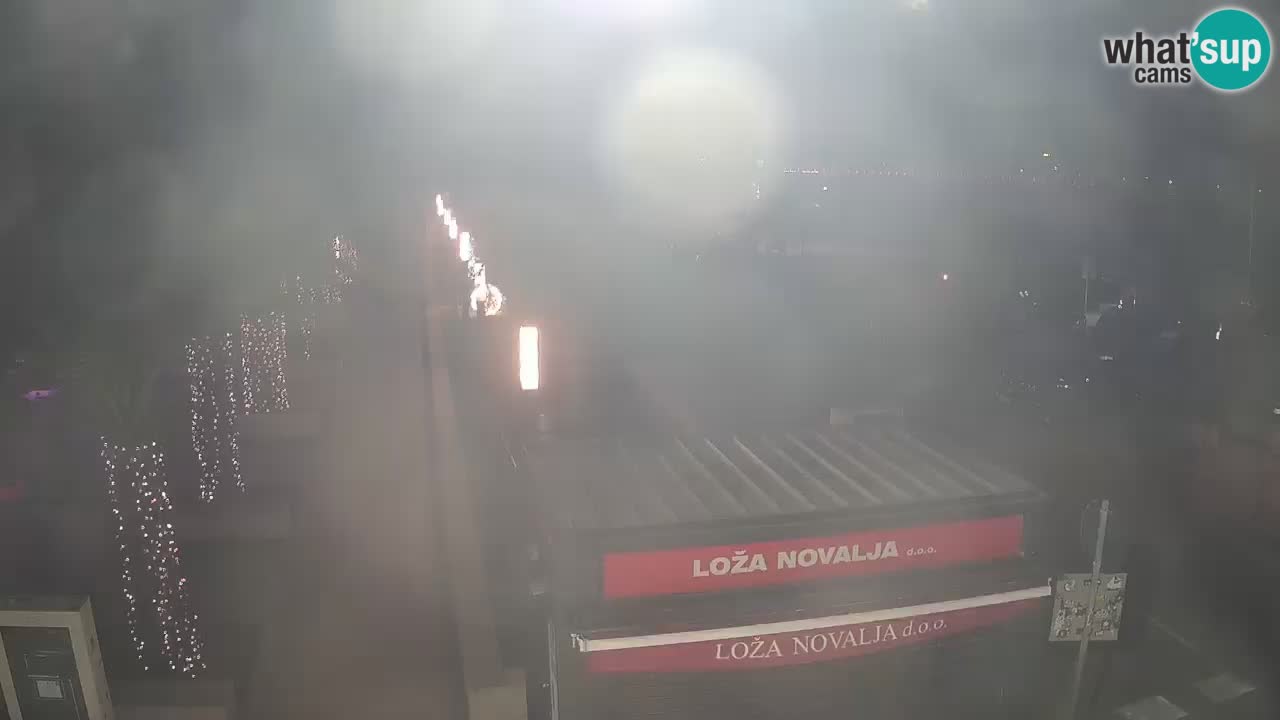 Live cam Novalja – Obala Petra Krešimira IV